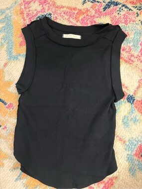 Free People Kate Tank in Black